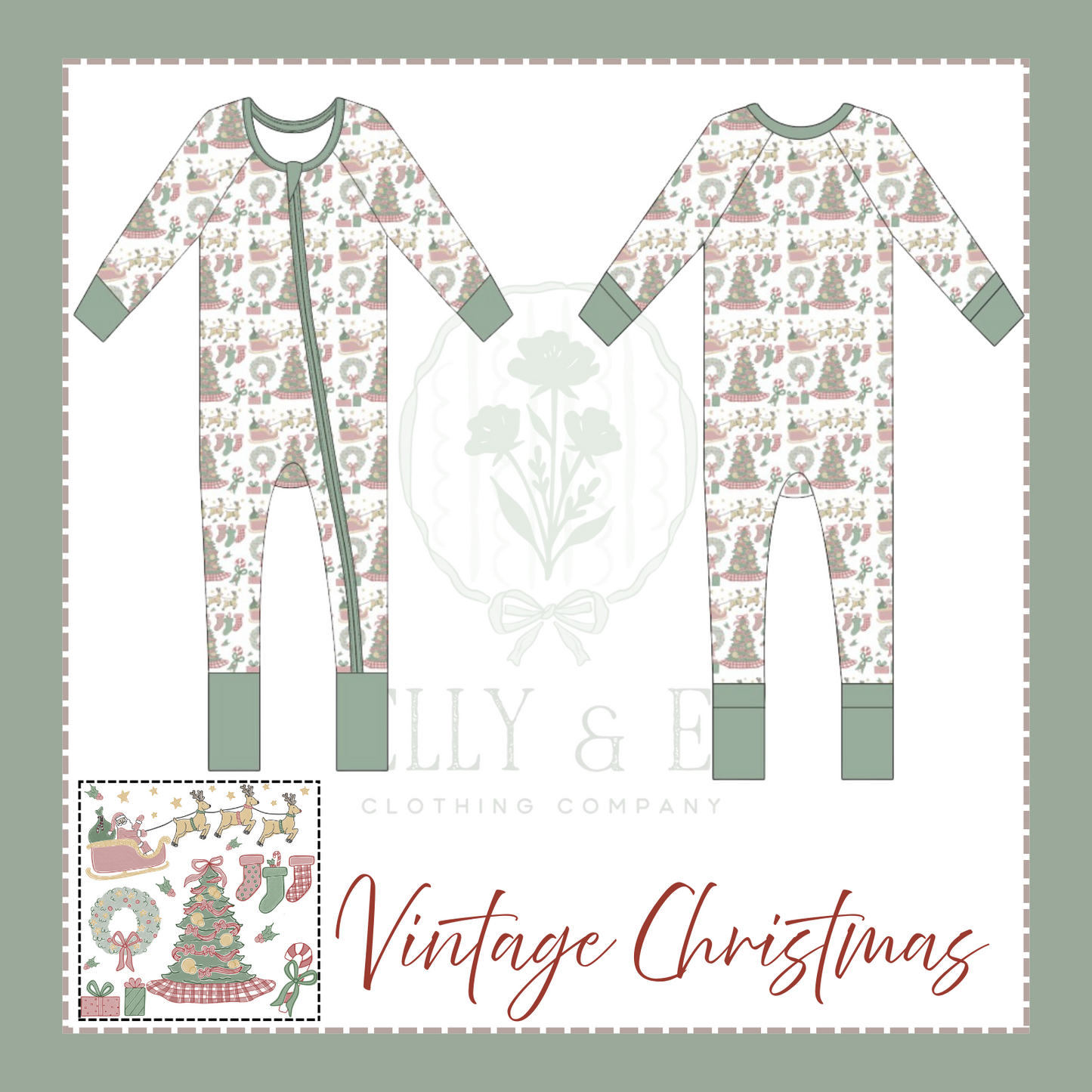 Vintage Christmas Boy Zippy