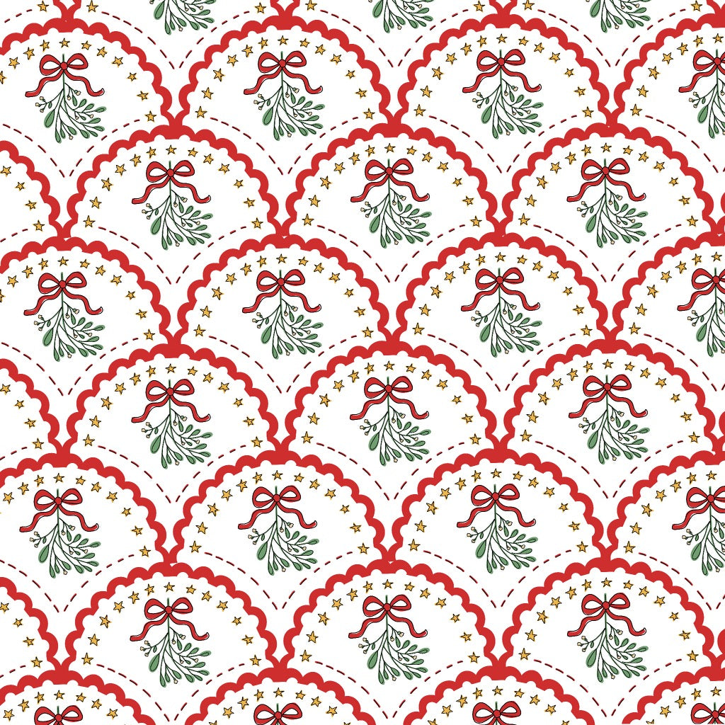 Mistletoe Kisses Girl Zippy