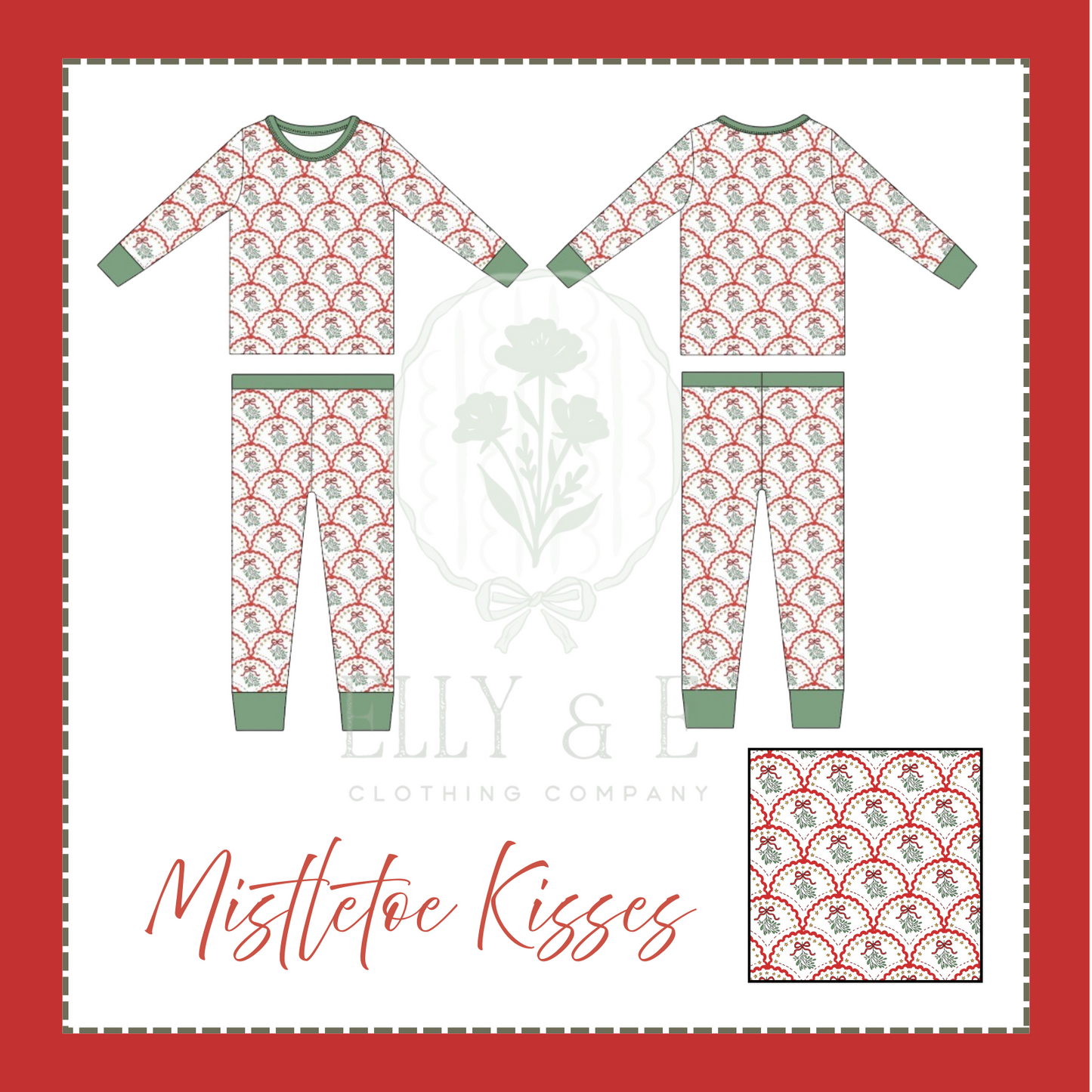 Mistletoe Kisses 2PC Set