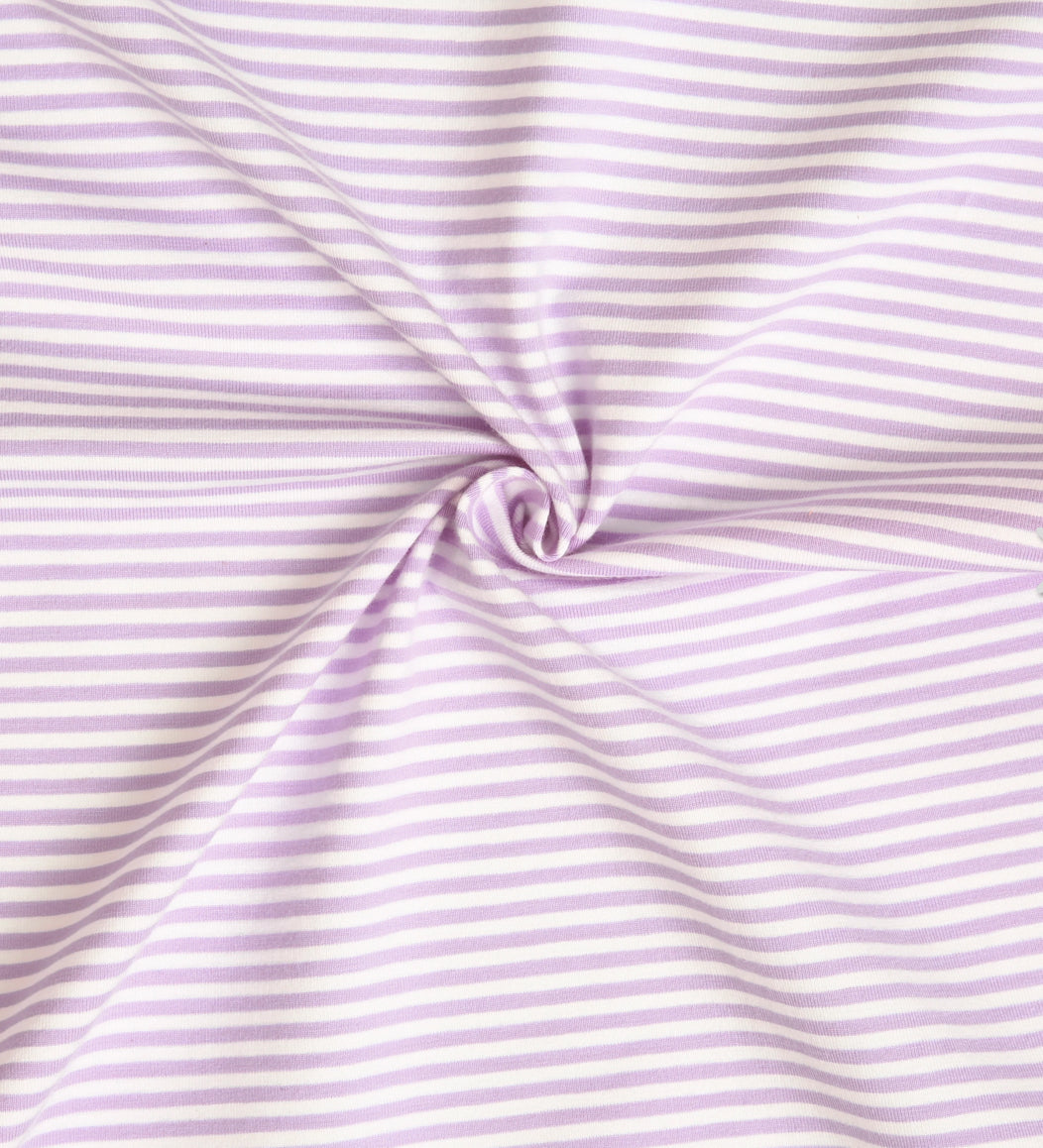 Purple & White Stripes