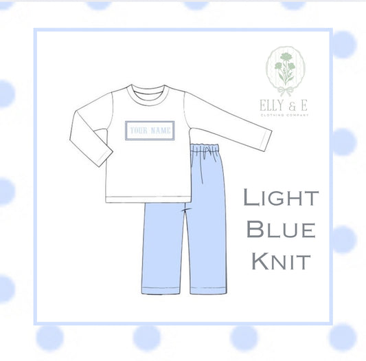 Light Blue Knit