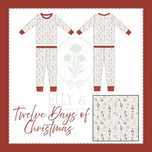 Twelve Days of Christmas 2pc Set