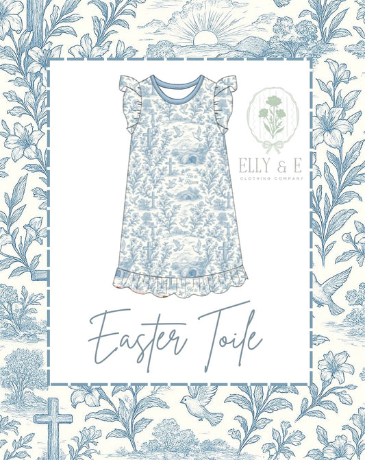 Easter Toile Gown