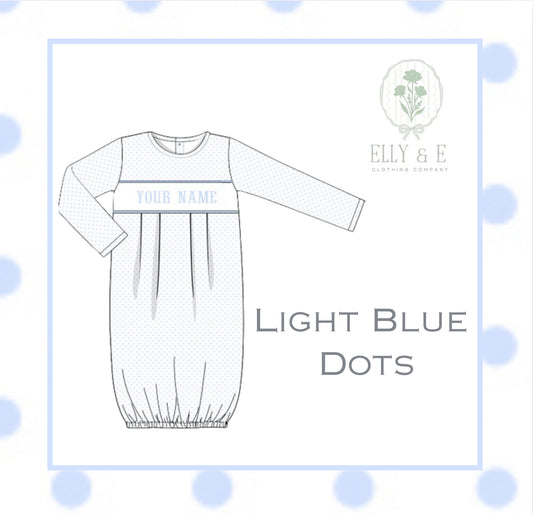 Light Blue Dots Collection