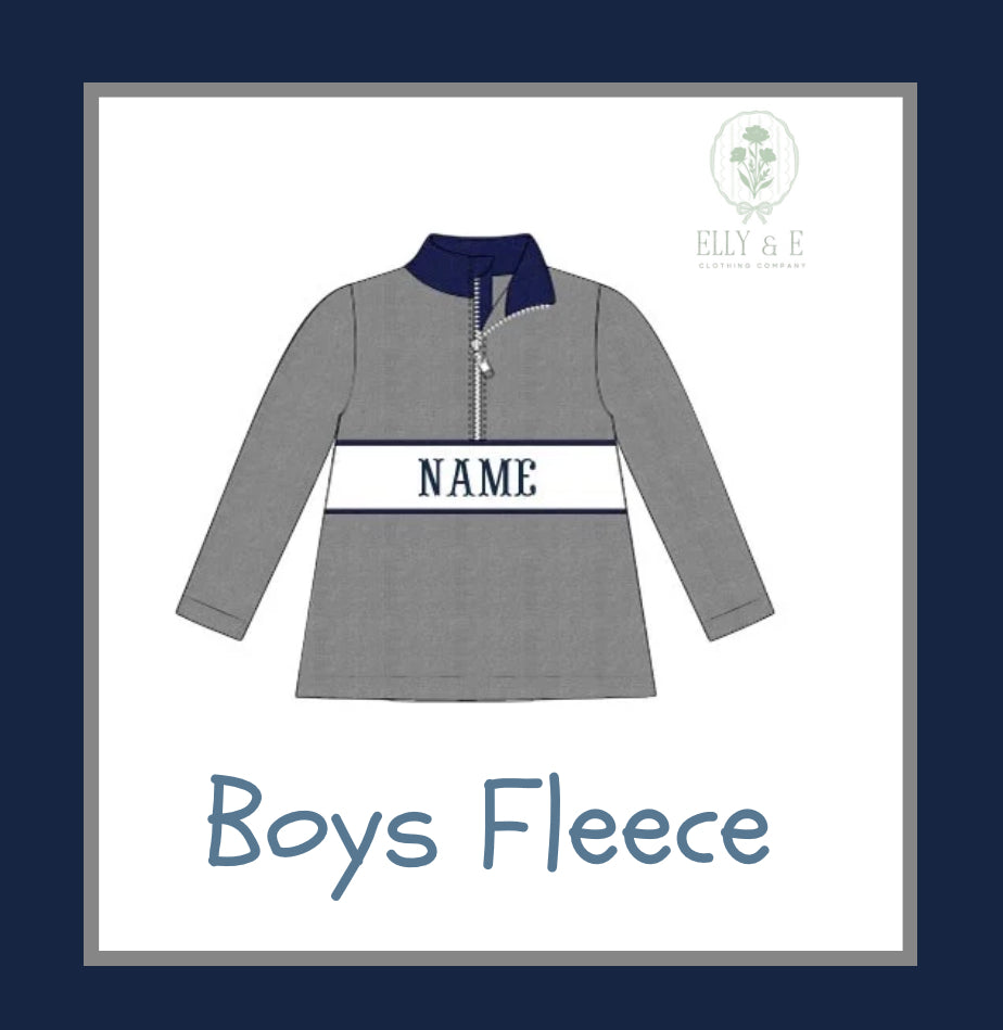Boys Fleece Half Zip