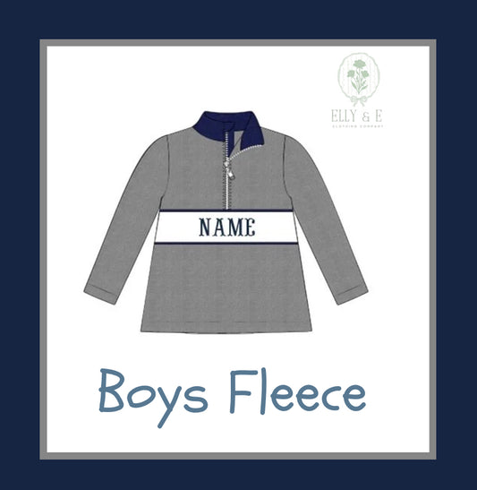 Boys Fleece Half Zip
