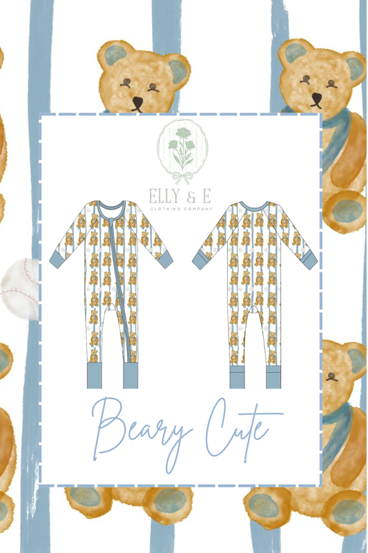 Beary Cute Boys Zippy