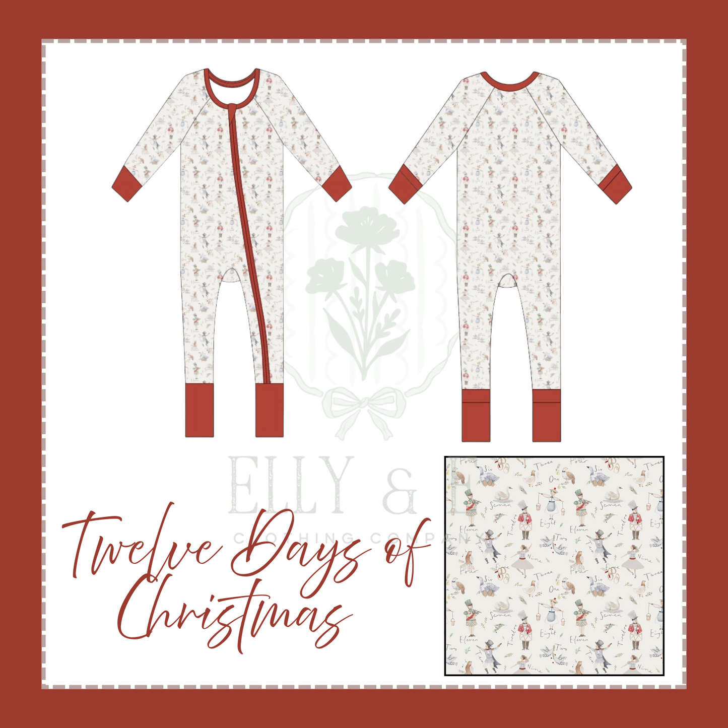 Twelve Days of Christmas Boy Zippy