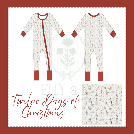 Twelve Days of Christmas Boy Zippy