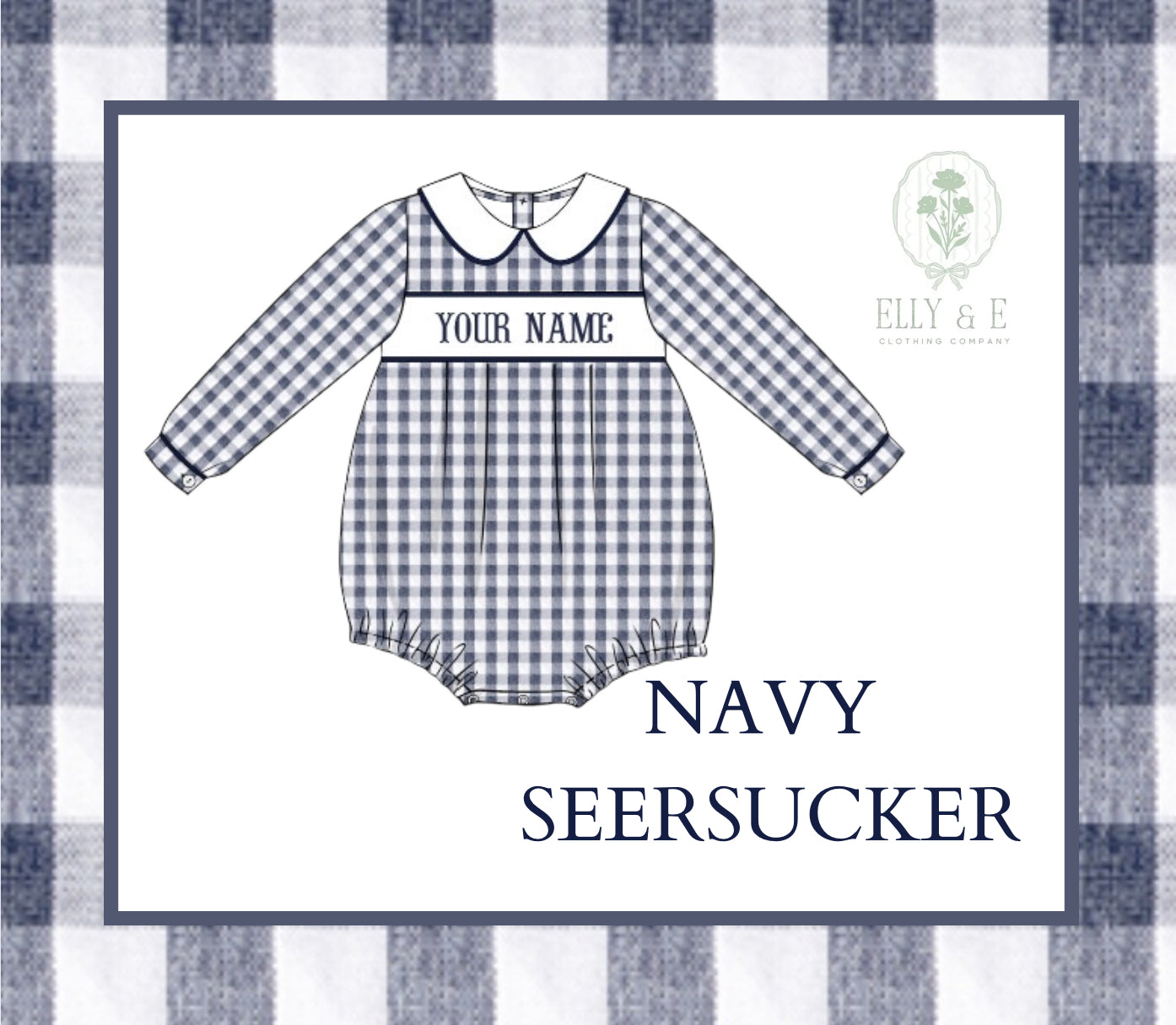 Navy Seersucker Collection